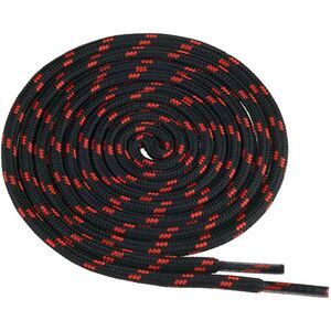 1 Pair Round Durable Outdoor Shoelaces Hiking Shoe Laces Black Red